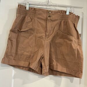 Kohl's Women's Brown High-Waisted Shorts